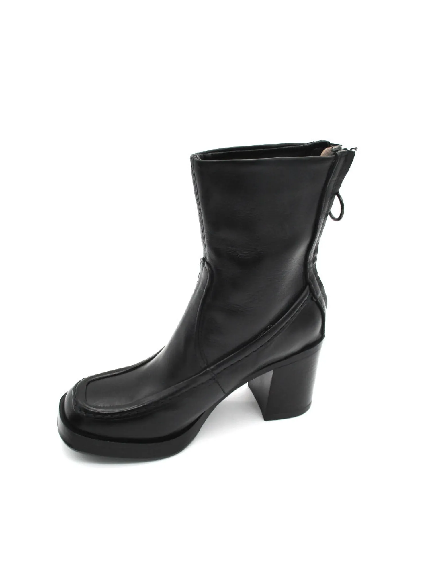 Stivaletto pelle donna P96202 Nero<Mjus Discount