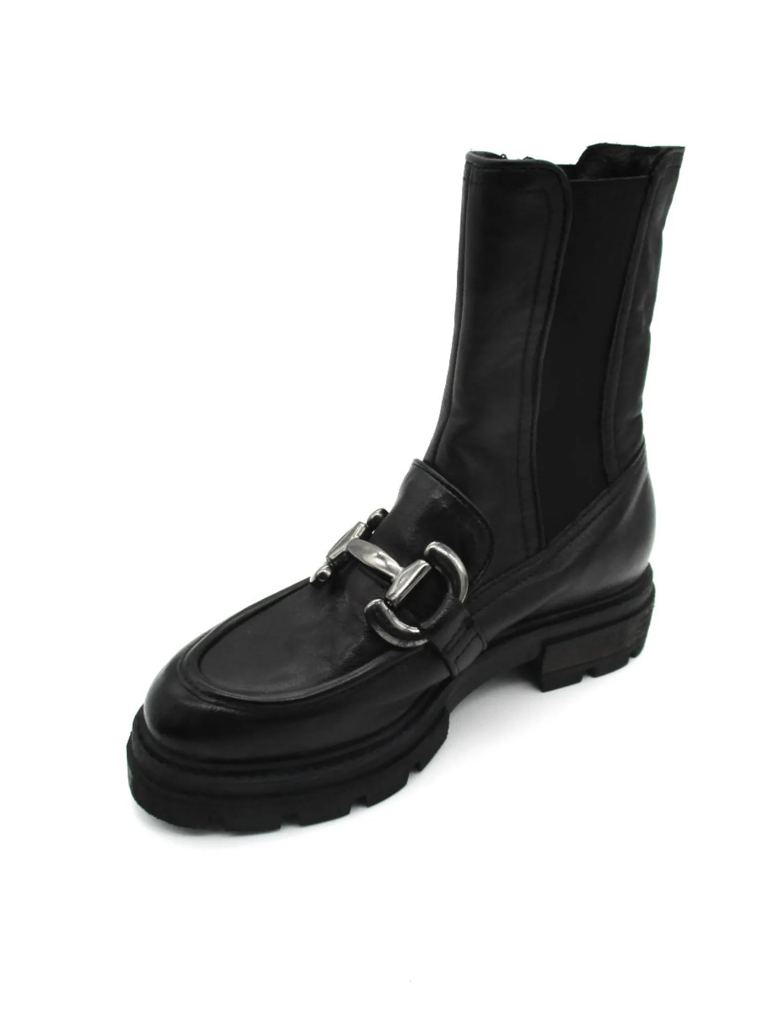 Stivaletto pelle donna P31204 nero<Mjus Outlet