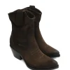 Stivaletto texano camoscio donna 793283 Mud<Mjus Outlet