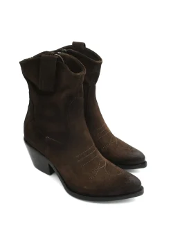 Stivaletto texano camoscio donna 793283 Mud<Mjus Outlet
