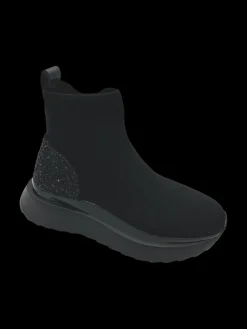 Stivaletto zeppa donna Black - Catia -<Apepazza New