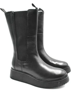 Stivaletto Zuri pelle donna nero<Apepazza Best