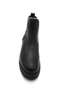 Stvaletto pelle donna 2371 nero<Albano Sale