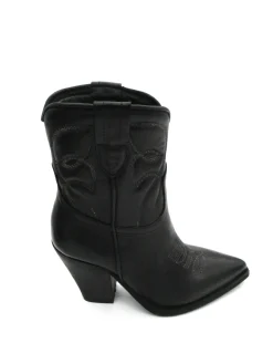 Texano pelle Black - SOFIE 03 -<Zoe Clearance