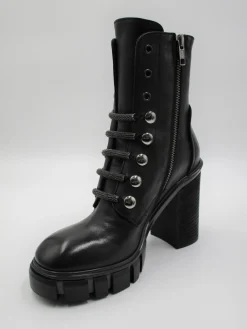 Tronchetto Anfibio pelle donna 7353 nero<Fru.it Hot