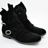 Tronchetto camoscio donna 884236 nero<Mjus Sale