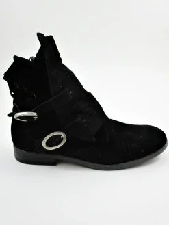 Tronchetto camoscio donna 884236 nero<Mjus Sale