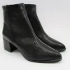 Tronchetto pelle donna 0014 nero<Albano Hot
