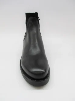 Tronchetto pelle donna 0107 nero<Albano Hot