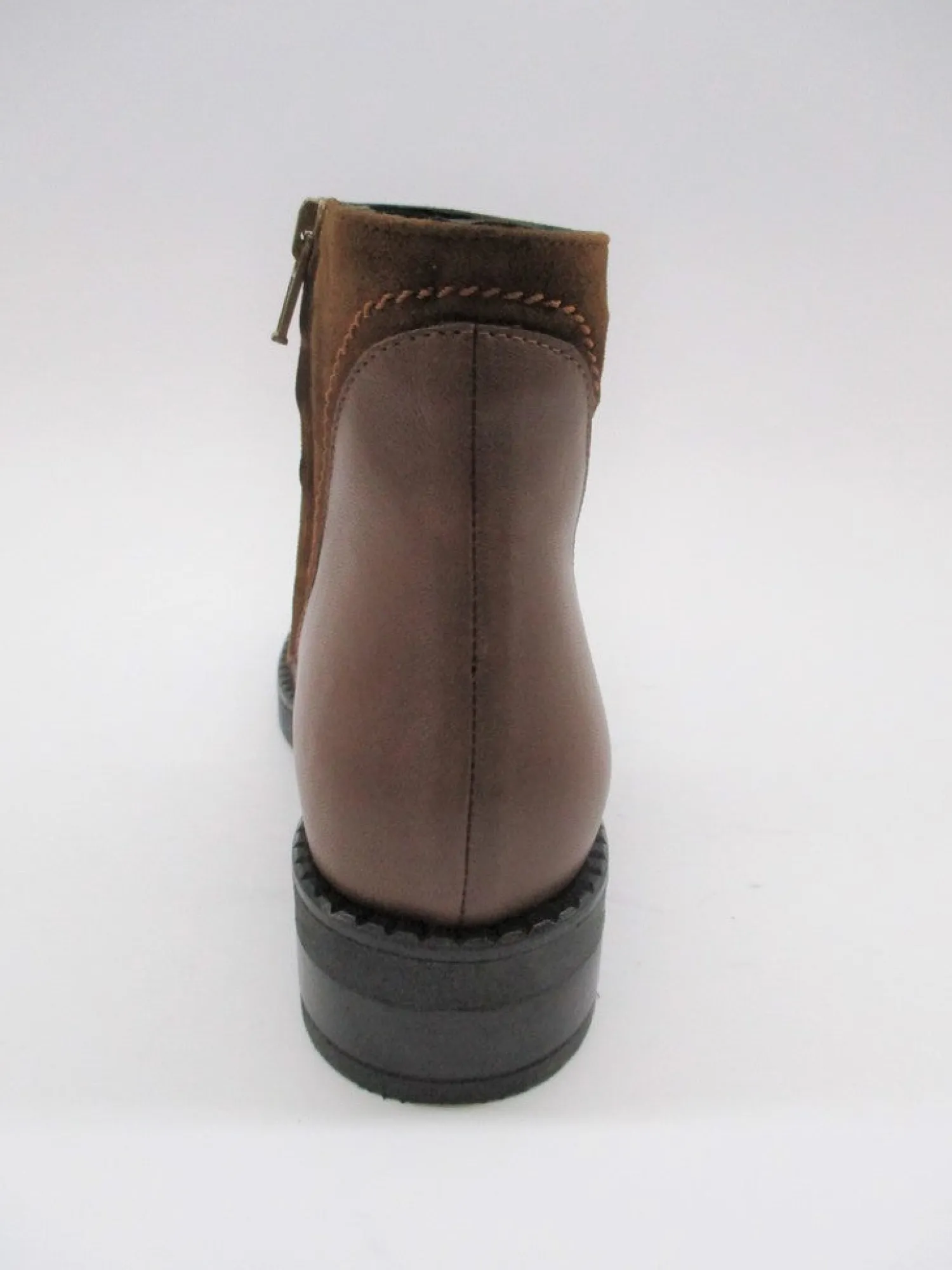 Tronchetto pelle donna 0107 cuoio<Albano Outlet