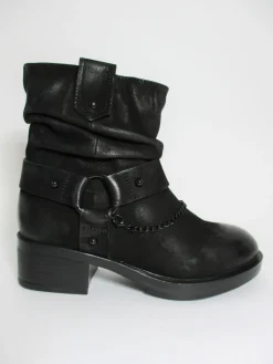 Tronchetto pelle donna BENTLEY nero<Apepazza Hot