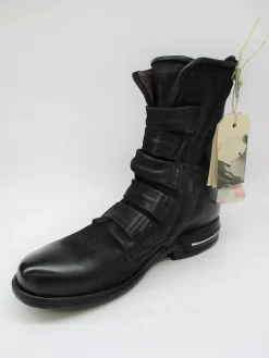 Tronchetto pelle donna 516233 nero<As98 Hot