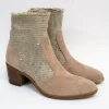 Tronchetto pelle donna EE535 beige<Cafènoir Clearance