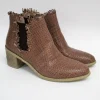 Tronchetto pelle donna ED221 taupe<Cafènoir Outlet