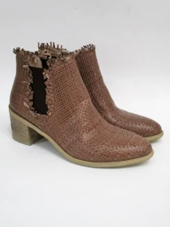 Tronchetto pelle donna ED221 taupe<Cafènoir Outlet