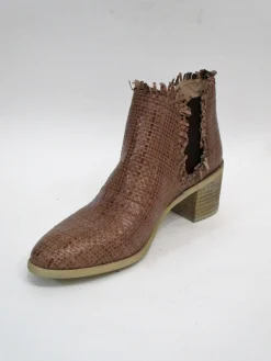 Tronchetto pelle donna ED221 taupe<Cafènoir Outlet