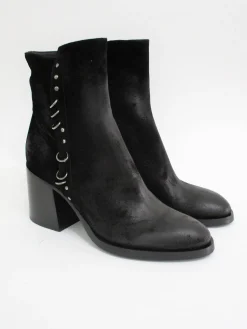 Tronchetto pelle donna 5009 nero<Fru.it Outlet