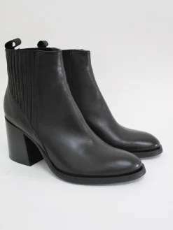 Tronchetto pelle donna 5015 nero<Fru.it Online