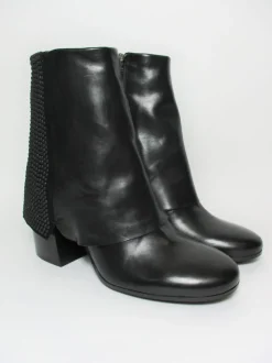 Tronchetto pelle donna 5844 nero<Fru.it Hot