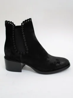 Tronchetto pelle donna 5038 nero<Fru.it New