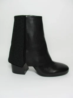 Tronchetto pelle donna 5844 nero<Fru.it Hot