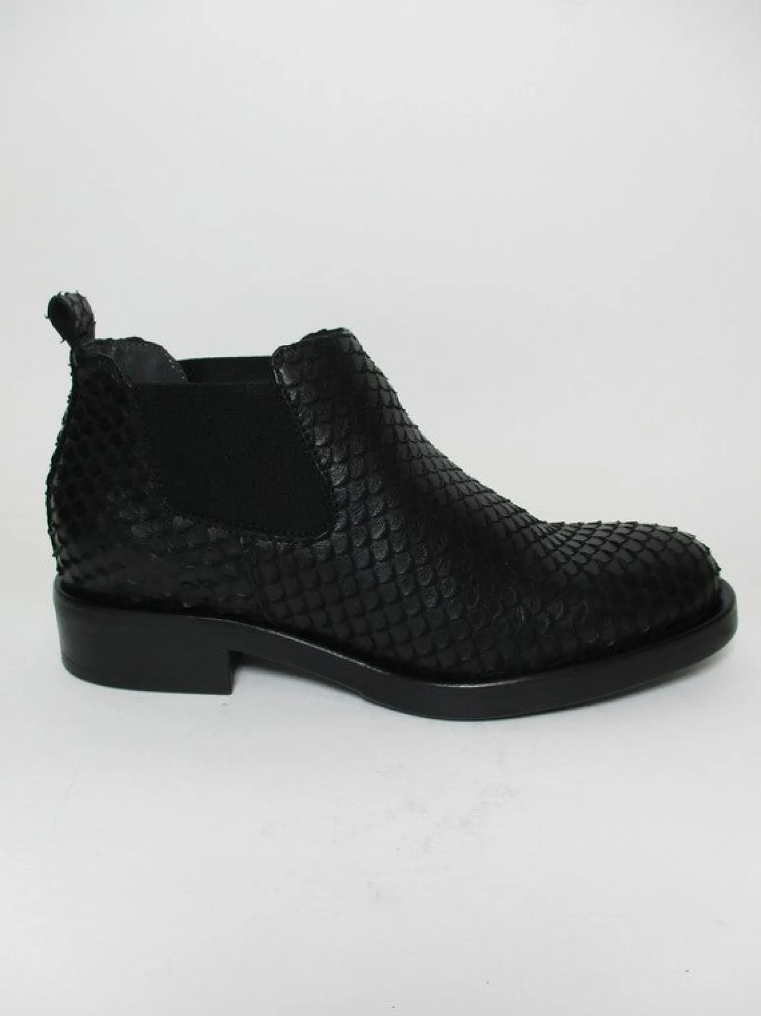 Tronchetto pelle donna 6703 nero<Lilimill Hot