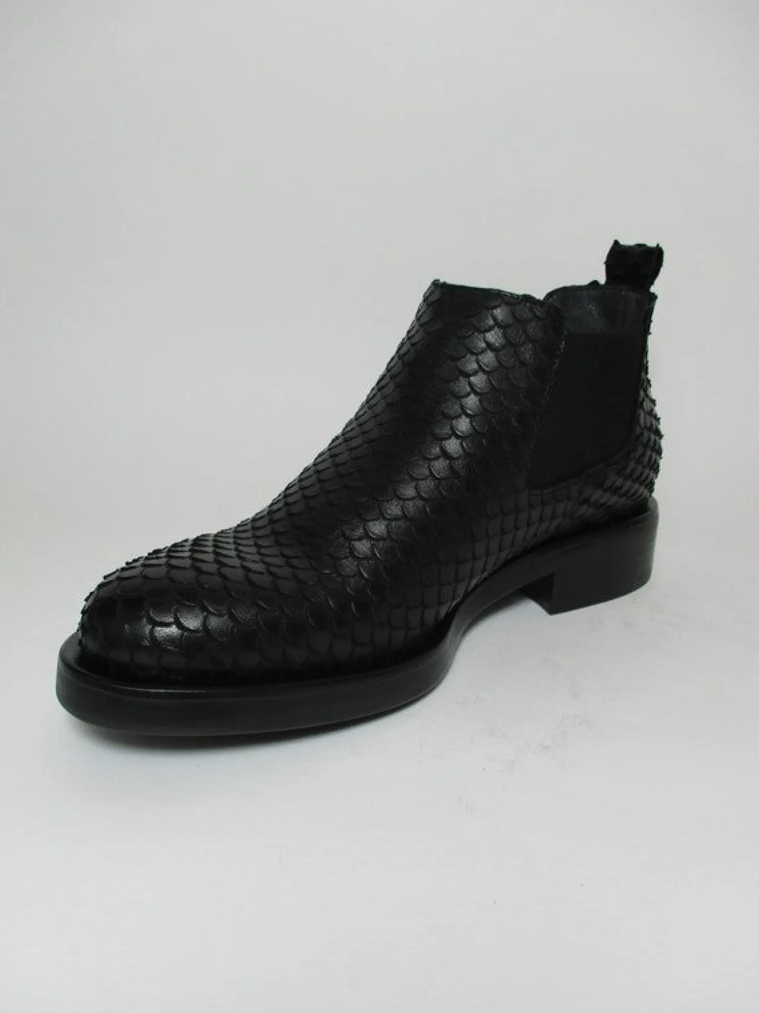Tronchetto pelle donna 6703 nero<Lilimill Hot