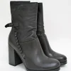Tronchetto pelle donna 590206 nero<Mjus Online