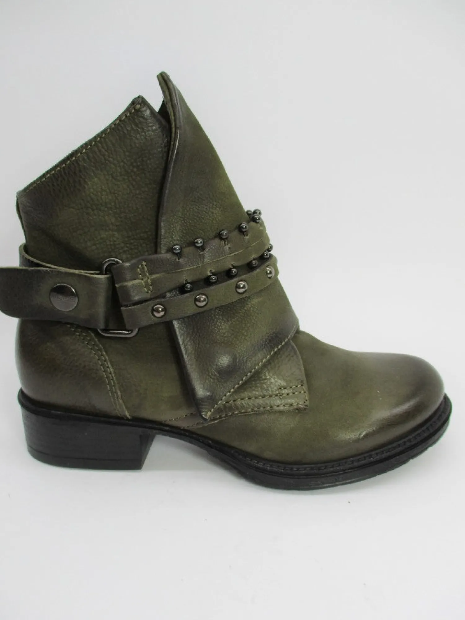 Tronchetto pelle donna 177262 verde<Mjus Discount