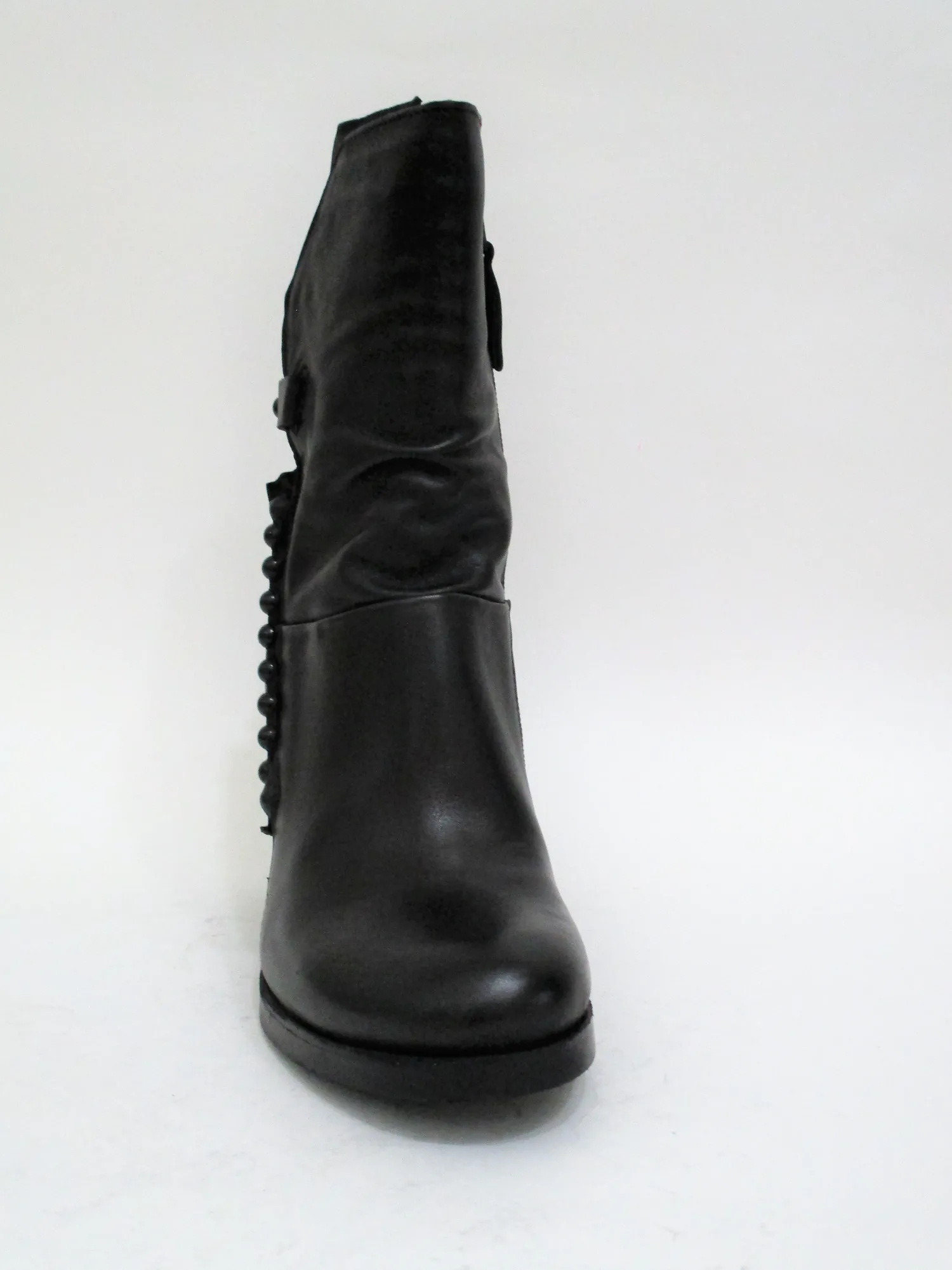 Tronchetto pelle donna 590206 nero<Mjus Online