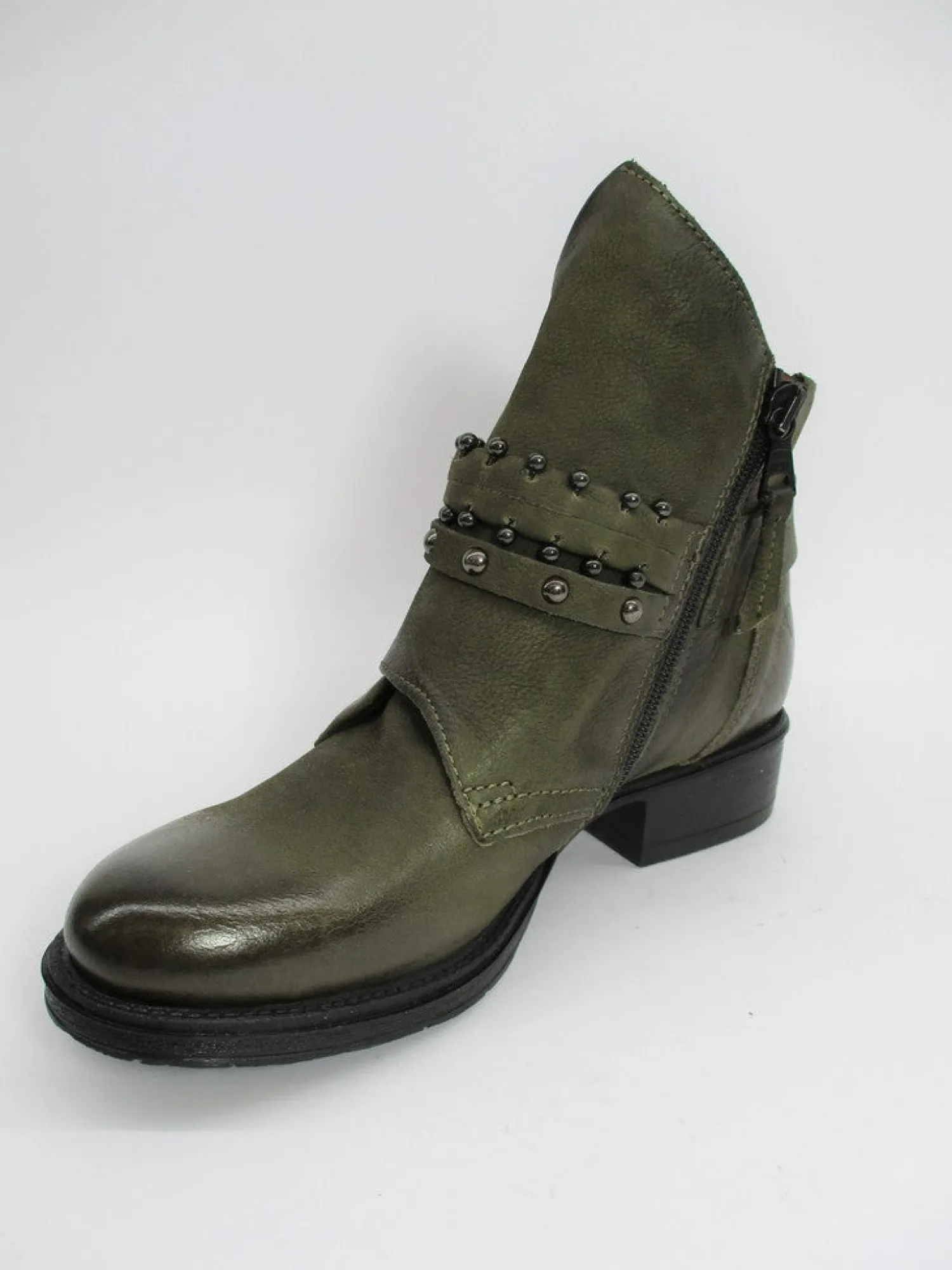 Tronchetto pelle donna 177262 verde<Mjus Discount