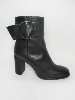 Tronchetto pelle donna 7099 nero<Paola Ferri Fashion