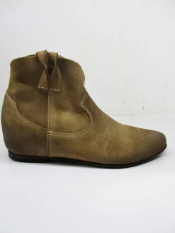 Tronchetto pelle donna PT200 cammello<Rep-Ko Sale