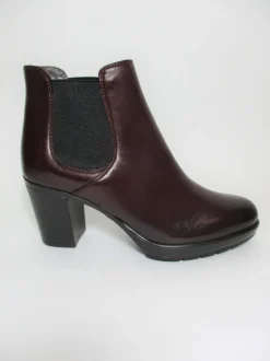 Tronchetto pelle donna 186-33 bordeaux<Triver Flight Hot