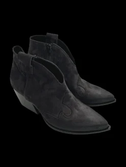 Tronchetto texano camoscio donna Carbonio blues - E2004 -<Elena Iachi Clearance