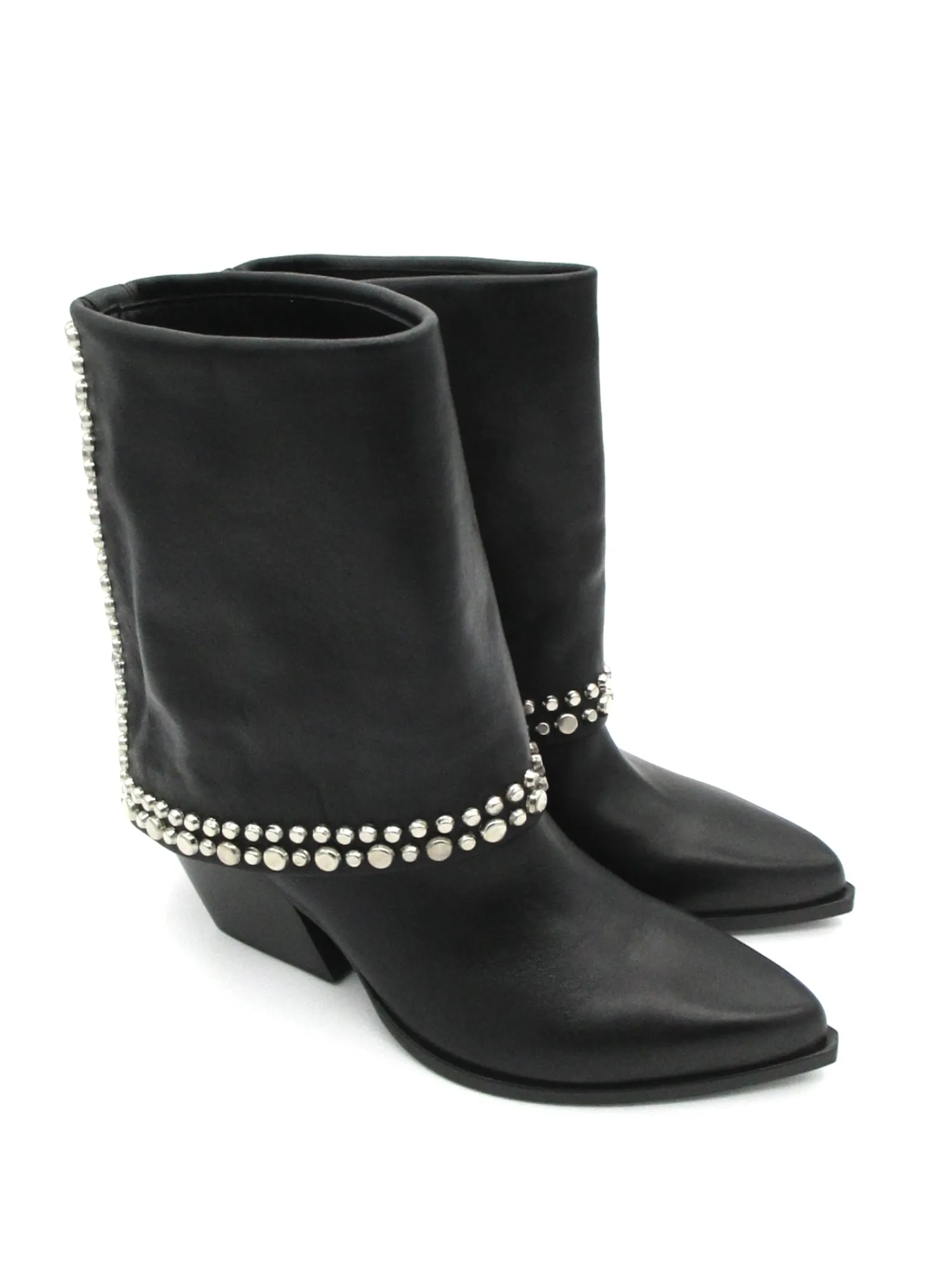 Tronchetto texano pelle donna - E3700 -<Elena Iachi Fashion