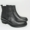Tronchetto texano pelle donna VALERY 515 nero<Valery Calzature Fashion