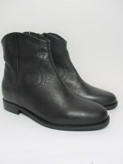 Tronchetto texano pelle donna VALERY 2009 nero<Valery Calzature Sale