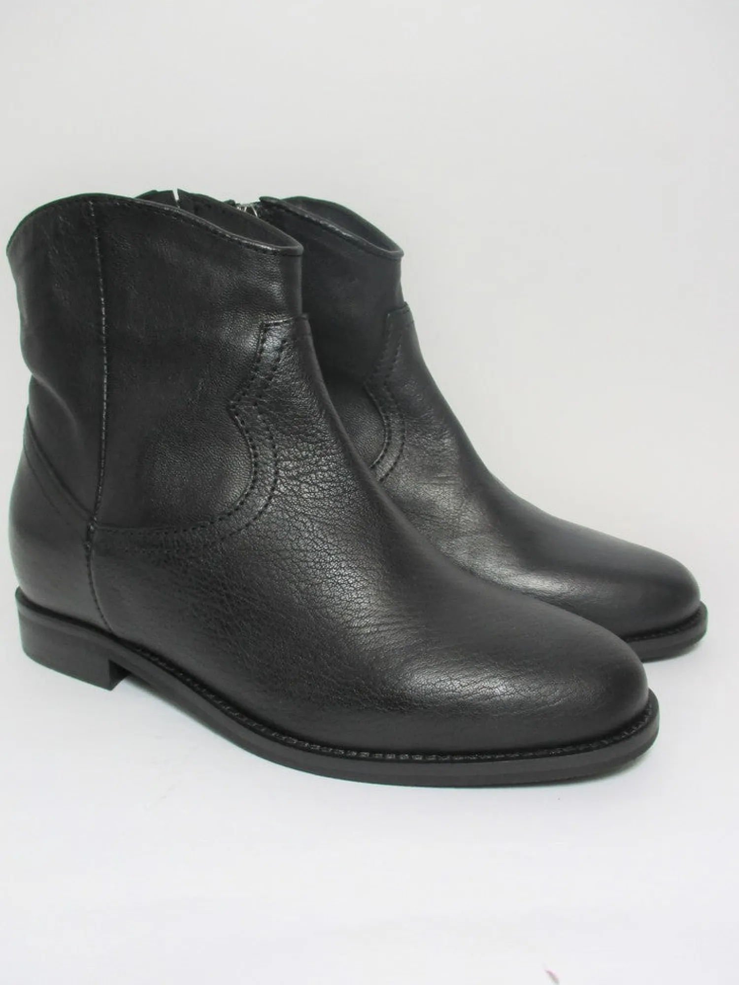 Tronchetto texano pelle donna VALERY 2009 nero<Valery Calzature Sale
