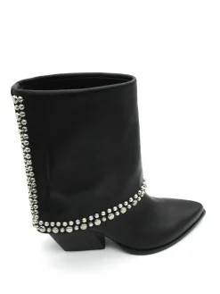 Tronchetto texano pelle donna - E3700 -<Elena Iachi Fashion