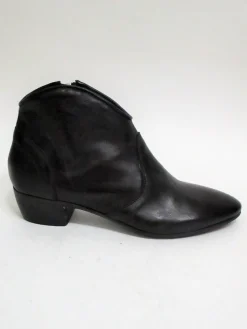 Tronchetto texano pelle donna VALERY 026 nero<Valery Calzature New