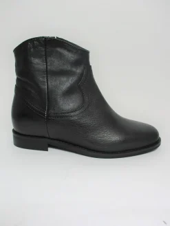 Tronchetto texano pelle donna VALERY 2009 nero<Valery Calzature Sale