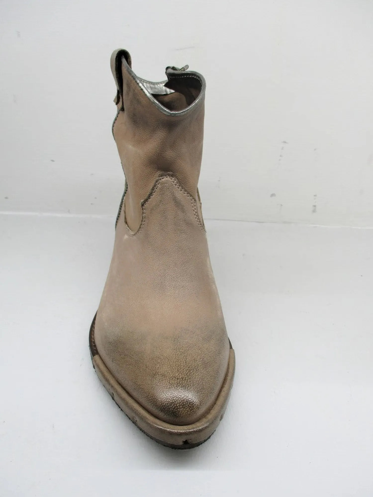 Tronchetto texano pelle donna CA206F taupe<Rep-Ko New