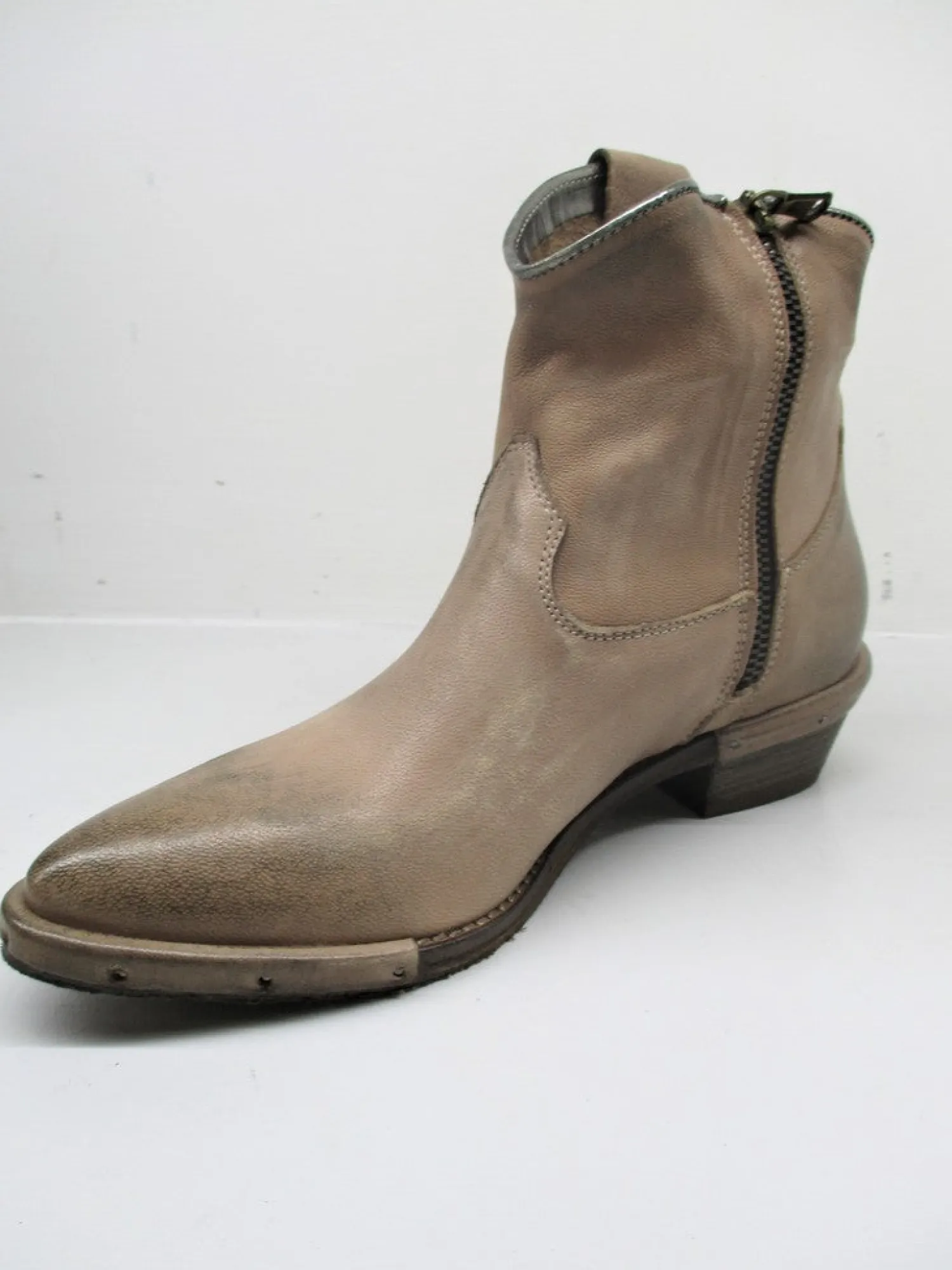 Tronchetto texano pelle donna CA206F taupe<Rep-Ko New