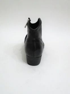 Tronchetto texano pelle donna VALERY 026 nero<Valery Calzature New