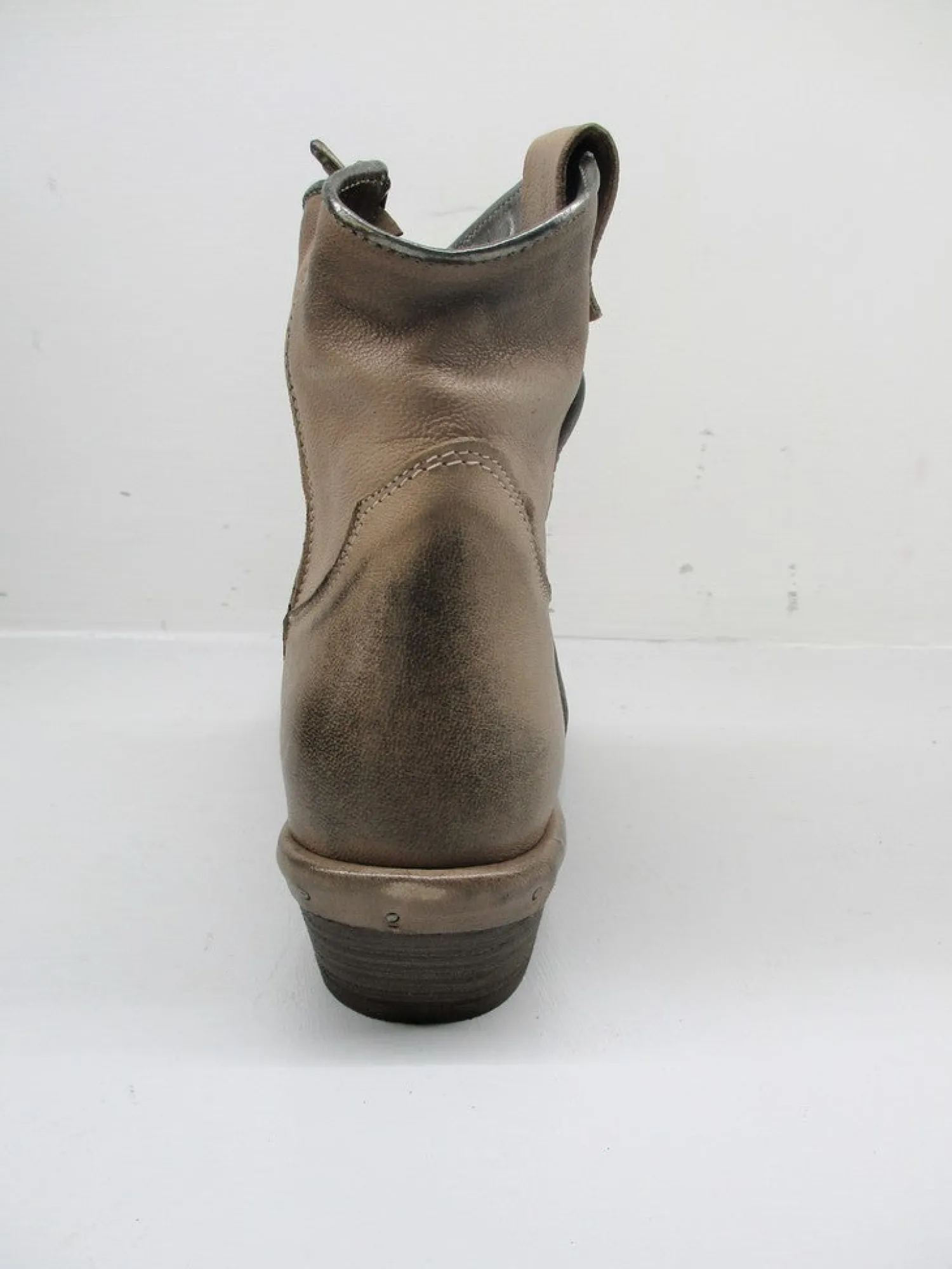 Tronchetto texano pelle donna CA206F taupe<Rep-Ko New